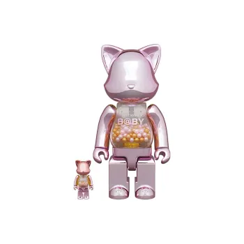 BE@RBRICK MY FIRST NY@BRICK B@BY 100% & 400% PINK GOLD Ver.