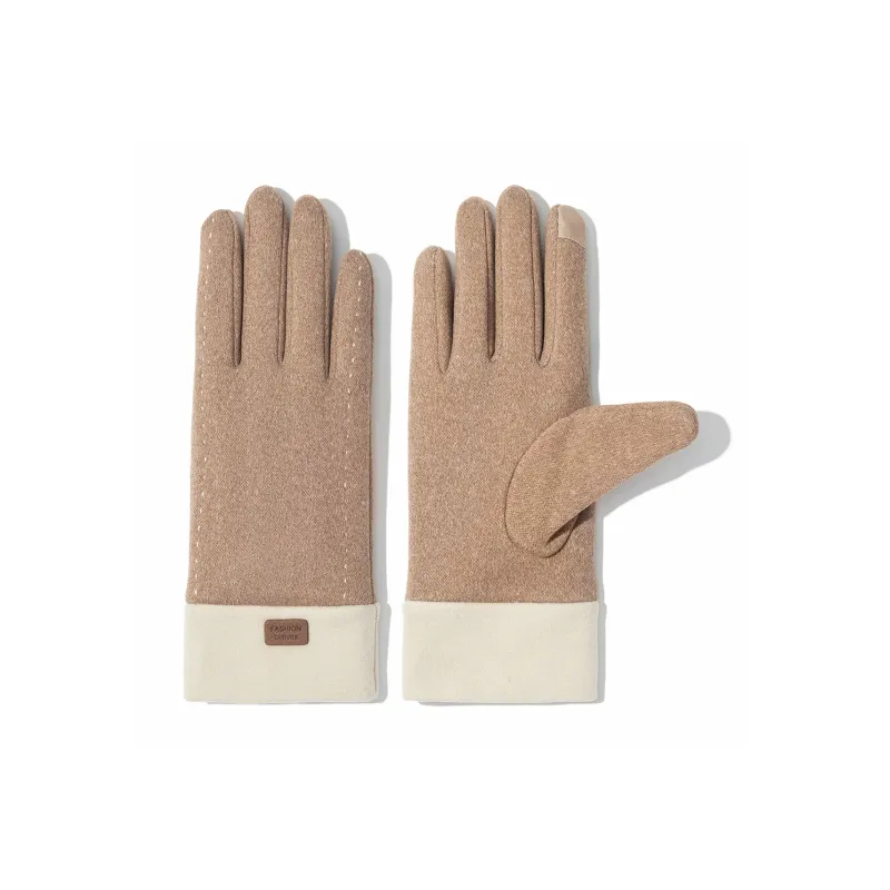 Shanghai Story Polyester Knit Gloves Women's 4 Colors-14