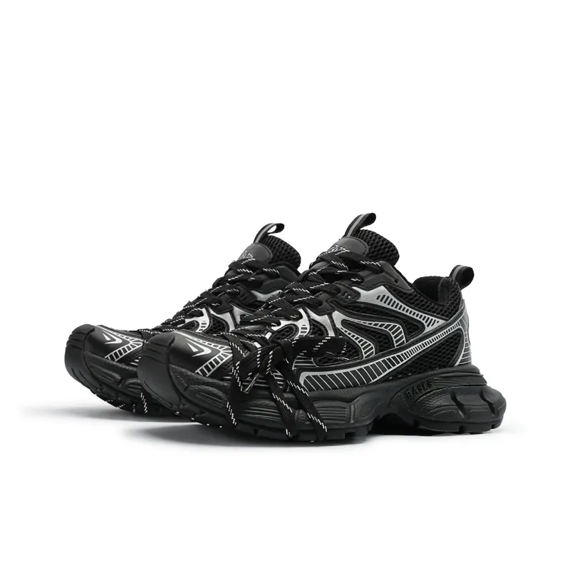 BASLS Bashe Series Lightweight Height Increasing Low Top Chunky Sneakers Unisex-14