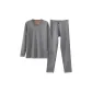 Gray Low Neckline