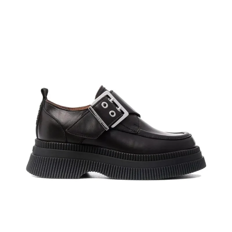 GANNI Loafers Women's Black Brown-1