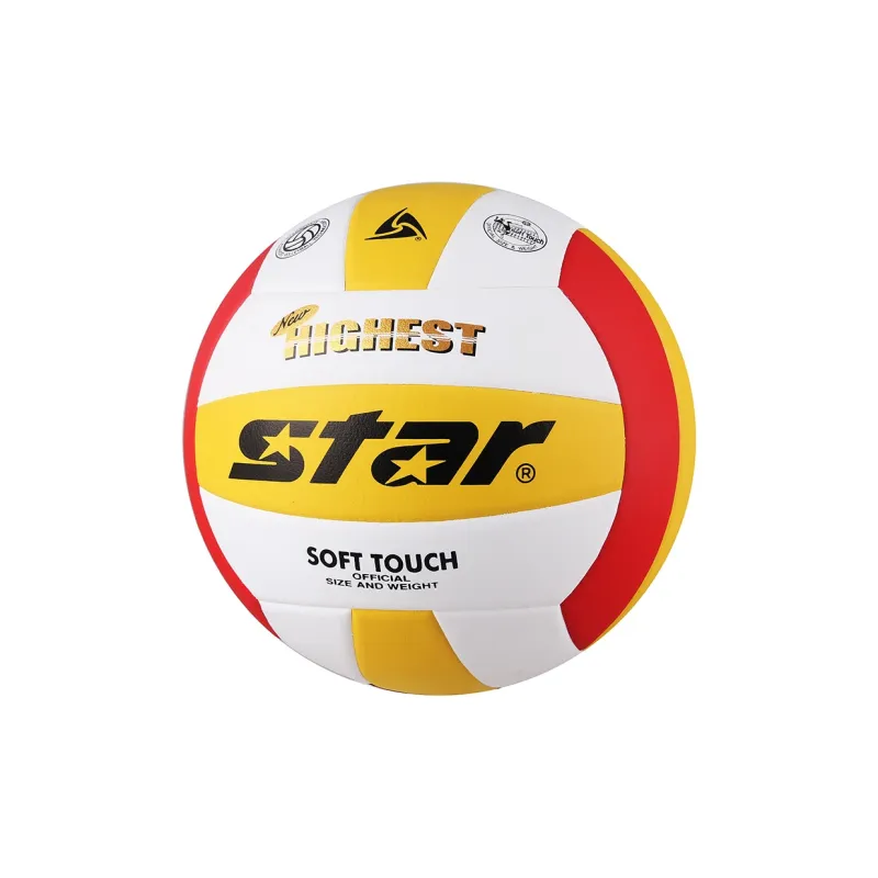 Star Advanced PU Material Size 5 Volleyball Unisex Red Yellow White-2