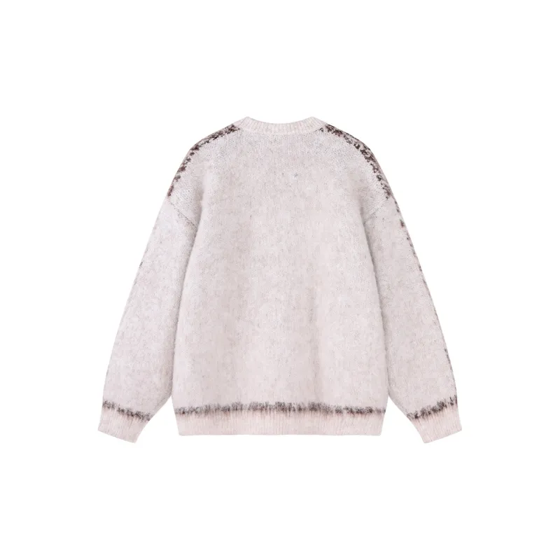 MATCHA STORY College Series Sweater Unisex Beige-1