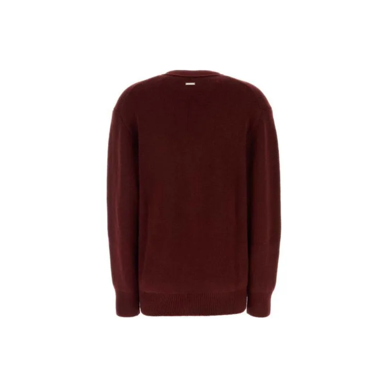 Ferragamo V Neck Buttoned Knitted Cardigan-1