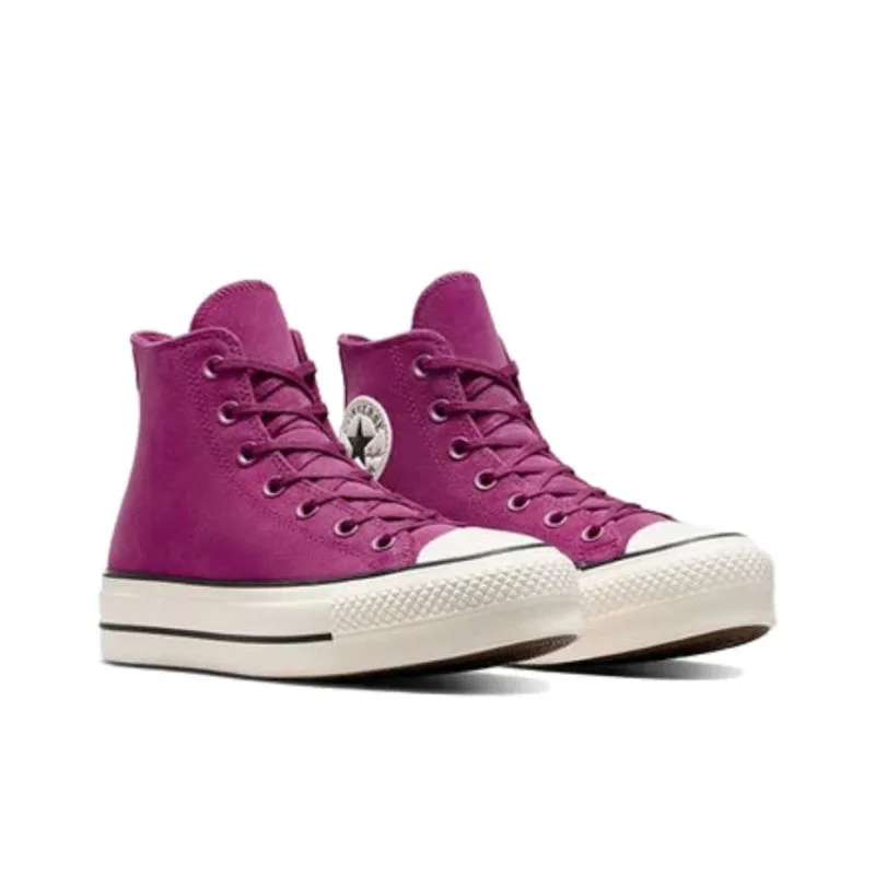 Converse Women's Chuck Taylor All Star Lift Platform High 'Colorful Suede Quantum Violet' Women's-2