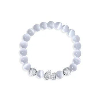 Strange Glass Cat Eye Bracelets Unisex