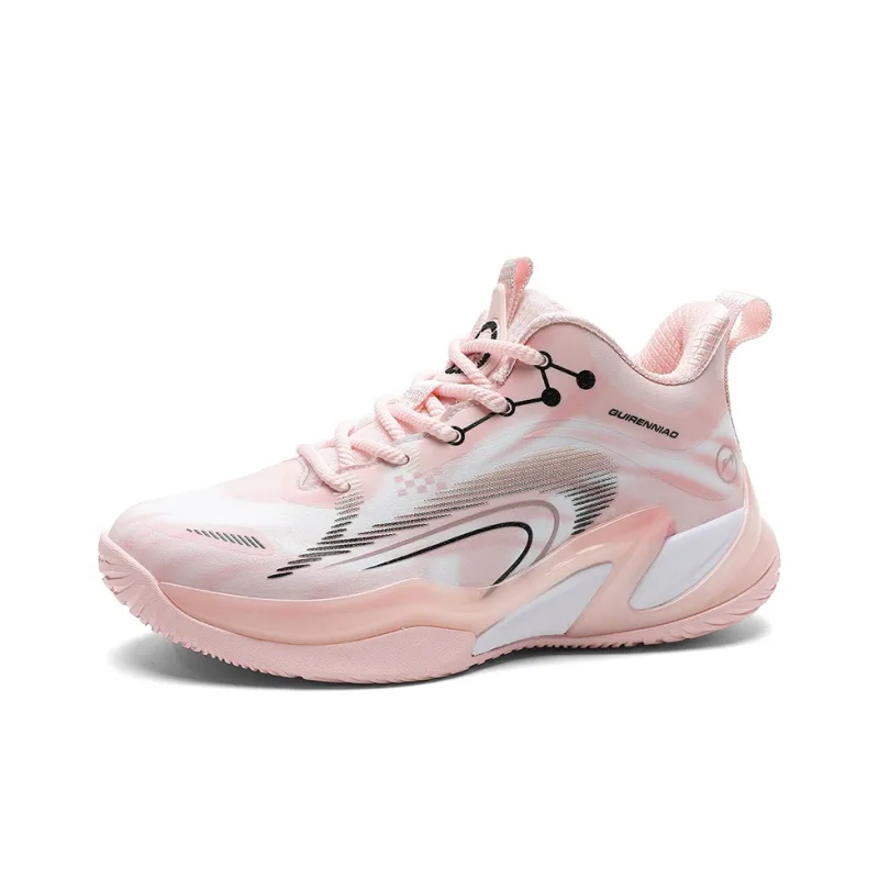 K-bird Cushioned Slip-Resistant Rebound Mid-Top Basketball Shoes Women's-2