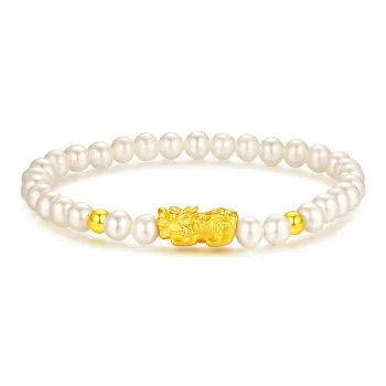Zocai Niche Light Luxury Chinese Auspicious Animal # Good Luck Solid Gold Fixed Price Bracelets Women's