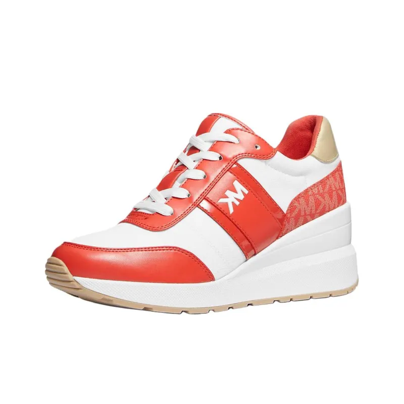 MICHAEL KORS Mabel Low-Top Casual Shoes Women's Red-4