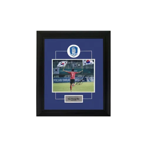Three For Korean Team Photo Included SA Certificate, Framed Unisex