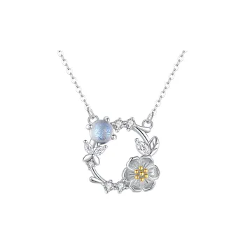 Ascending S925 Silver Necklaces Women's