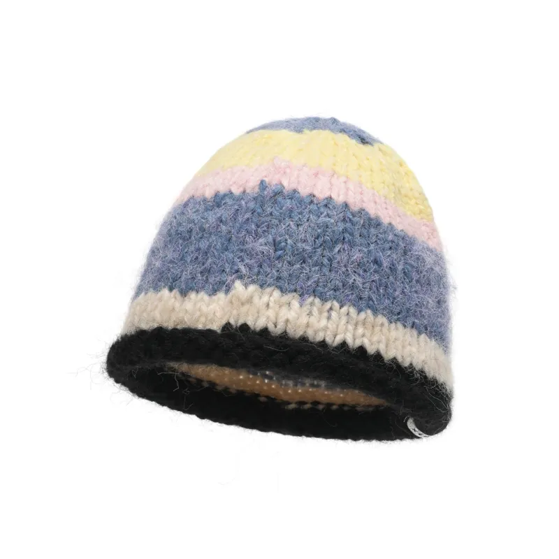 FREE RABBITⅡ Fall And Winter Niche Warm Ear Protection Closed Toe Cold Cap Women's-3