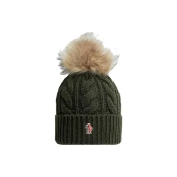 Moncler Pompom detail Beanie Hat