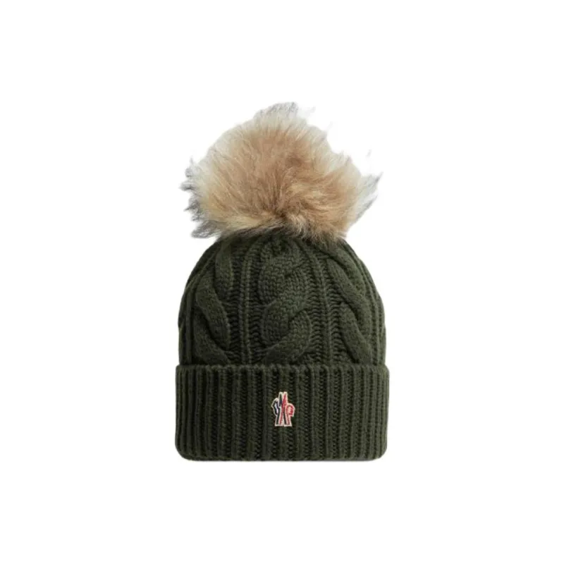 Moncler Pompom detail Beanie Hat-0