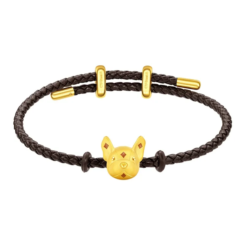 CHOW TAI FOOK Gold Bracelet Unisex-1