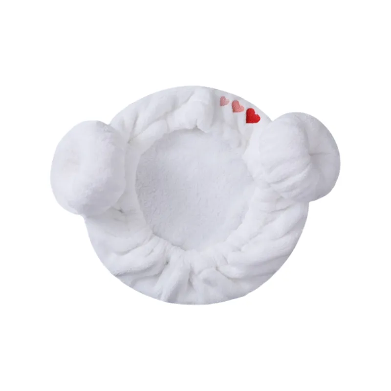 Drizzle Sheep Horn Bath Cap Solid Color-10