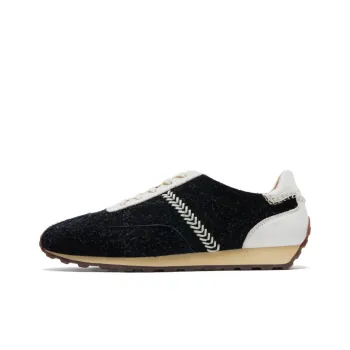FOOT INDUSTRY Low Top Vintage Jogging Shoes Unisex Charcoal Gray