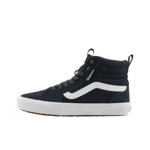 Vans Filmore Anti Slip Wear Resistant High Top Skateboard Shoes Women's Dark Gray