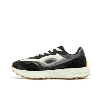 QIAODAN Anti Slip Wear Resistant Low Top Casual Shoes Men's Black Gray White