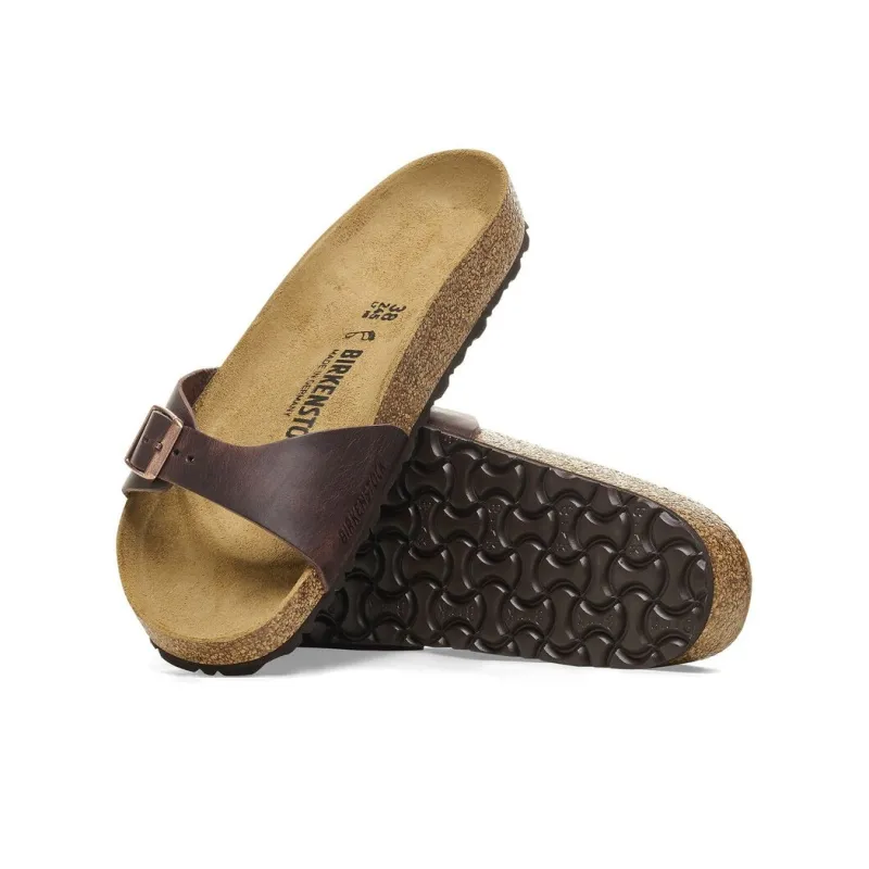 Birkenstock Madrid EVA Slip-Resistant Slide Slippers Unisex Brown Narrow Fit-4