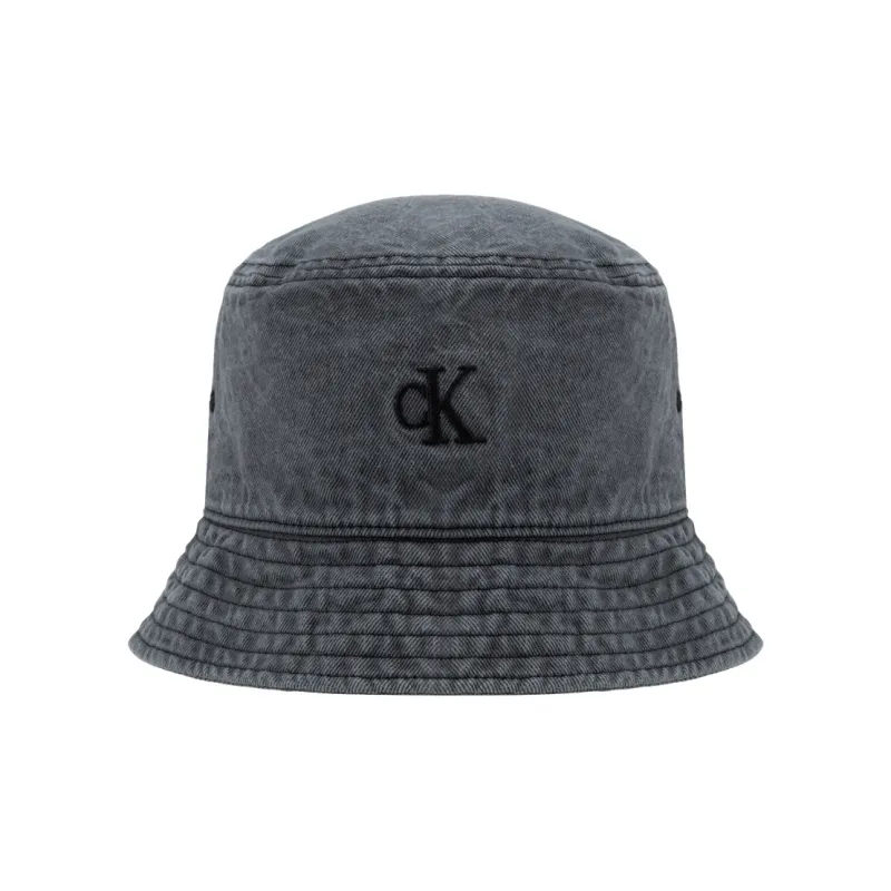 CALVIN KLEIN Cotton Bucket Hats Unisex Gray-0