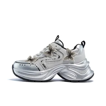 ST&SAT Height Increasing Lightweight Slip Resistant Chunky Sneakers Women's