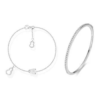 LUYUO Alloy Good Luck Bracelet Women's