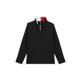 Tommy Hilfiger Belted Hilfiger Yacht Jacket Jackets Dark Sable Jackets Coats Women's Black