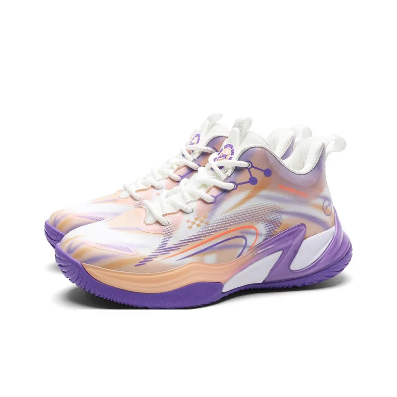 K-bird Cushioned Slip-Resistant Rebound Mid-Top Basketball Shoes Women's-15