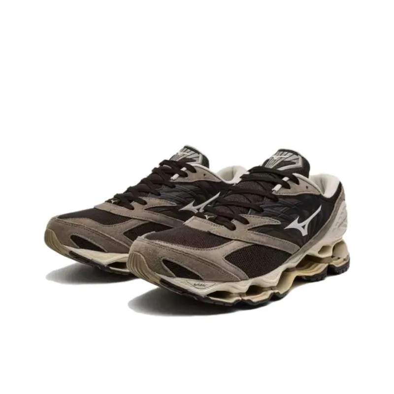 Mizuno Wave Prophecy LS Anti Slip Wear Resistant Low Top Running Shoes Men's Brown-1