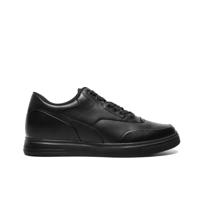He Jinchang Low Top Skateboard Shoes Men's Black-2