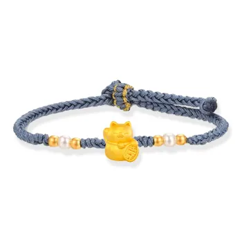 Zheng Tai Fook Gold Bracelet Unisex