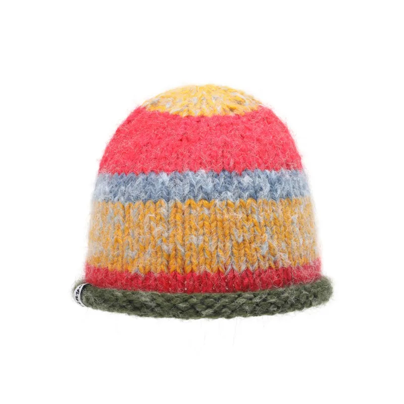 FREE RABBITⅡ Fall And Winter Niche Warm Ear Protection Closed Toe Cold Cap Women's-0