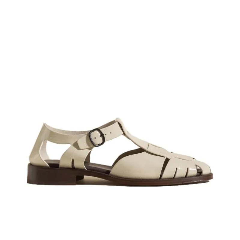 Hereu Pesca Roman Sandals Women's White-4