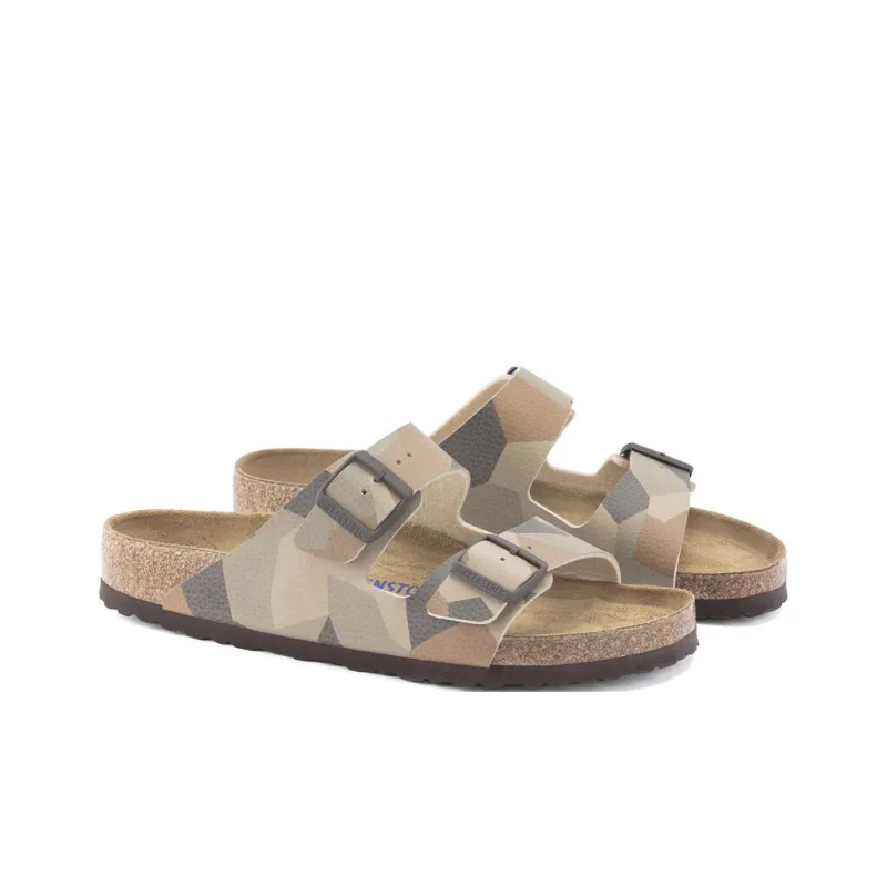 Birkenstock Arizona Series EVA Slip-Resistant Slide Slippers Unisex Camouflage Gray Narrow Fit-2
