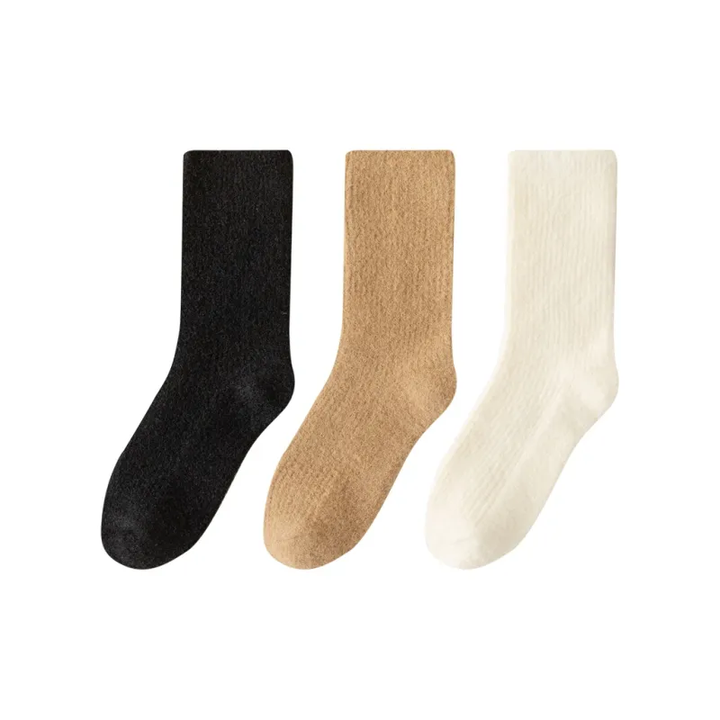 MIIOW Trend Party Series Mid Calf Socks Unisex 3 Pack-9
