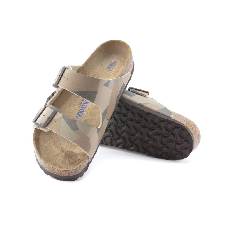 Birkenstock Arizona Series EVA Slip-Resistant Slide Slippers Unisex Camouflage Gray Narrow Fit-4