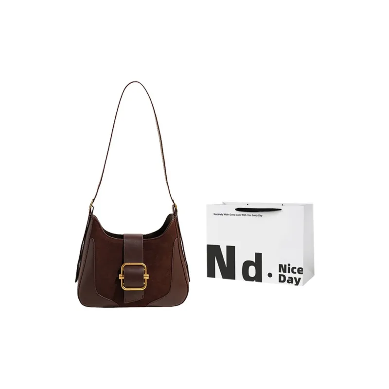 SWIMADE Suede Portable Crossbody Bag, Shoulder Bag Regular Women's Black/Burgundy/Coffee/Brown-10