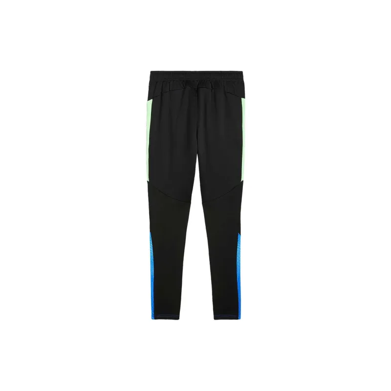 PUMA IndividualFINALDRYCELL Knitted Sweatpants Men's Black/Apple Green-1