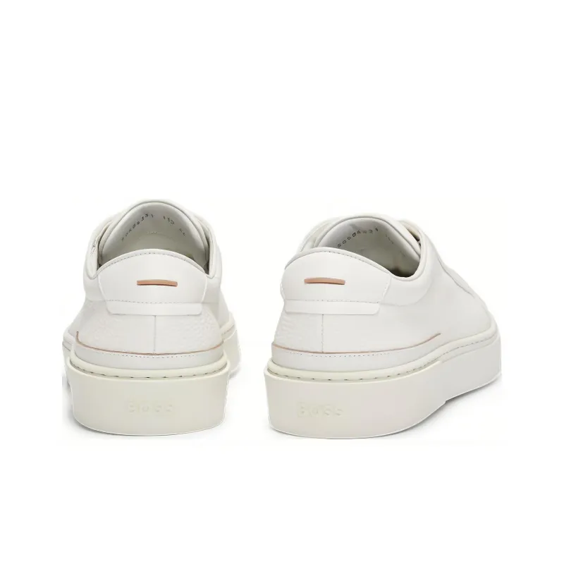 BOSS Logo-plaque Leather Sneakers-1