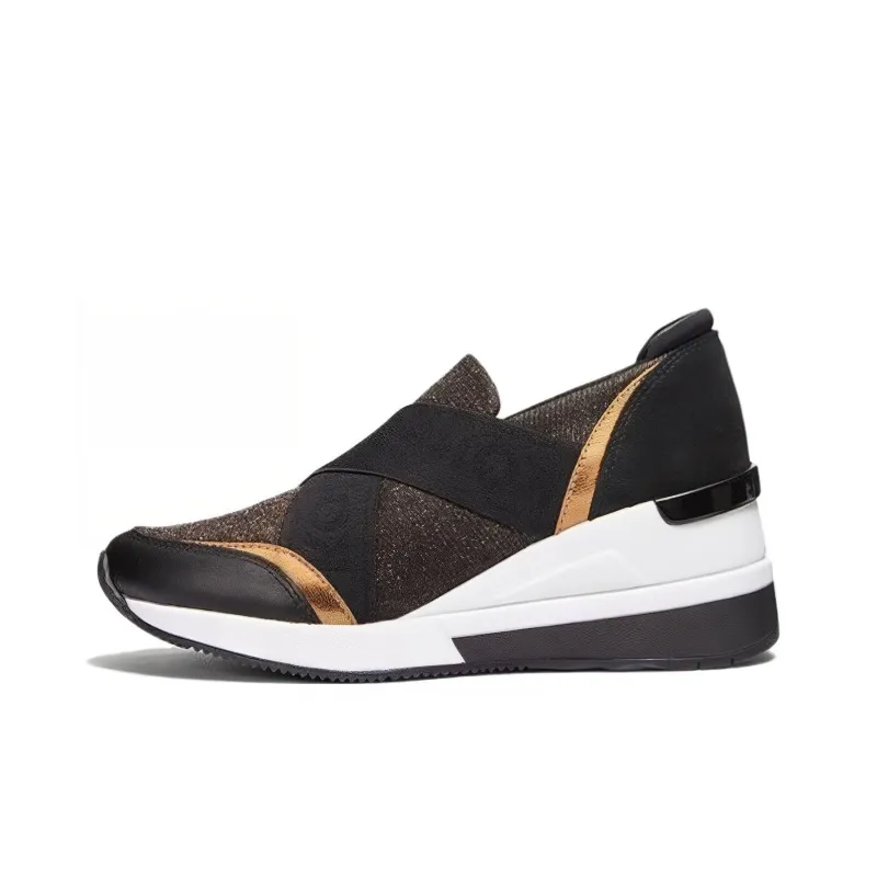 MICHAEL KORS Geena Low-Top Casual Shoes Women's Black-0