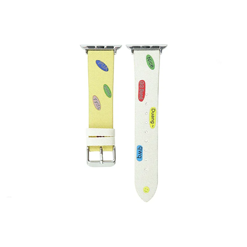 Vobafe Apple Compatibility Watch Band Canvas Material-2