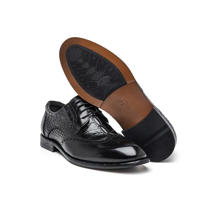 FRYE Dress Shoes Men Low Top Black/Coffee-5