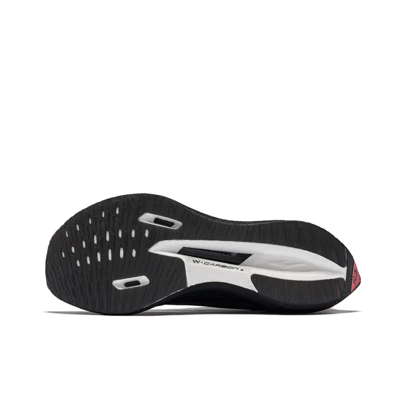 Erke Zhijing 2.0 Cushioning Rebound Low Top Running Shoes Men's Black Swan Color Scheme-3