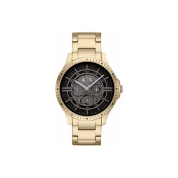 ARMANI EXCHANGEAE Wrist Watch Mechanical Movement Stainless Steel Strap 46mm Black Dial Men's Watches
