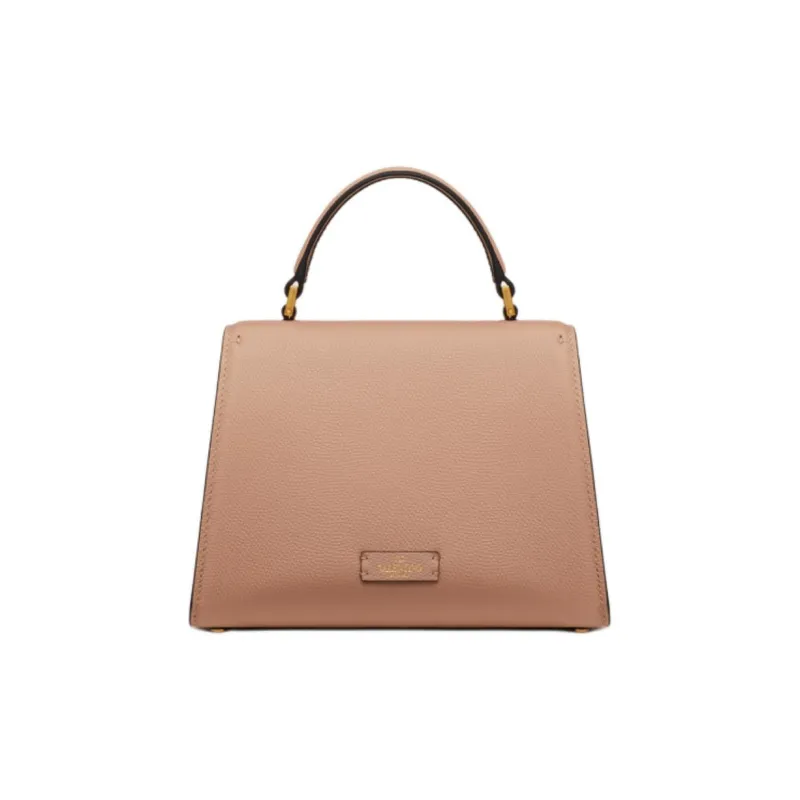 Valentino VSLING Grain Calfskin Shoulder Bag, Crossbody Bag, Handbag Trumpets Women's Cinnamon Pink-3