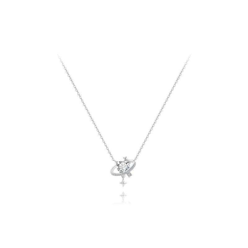 BLANK IN BLANK Zircon Necklaces Women's Bestie Couple Birthday Gift Girl Box-10