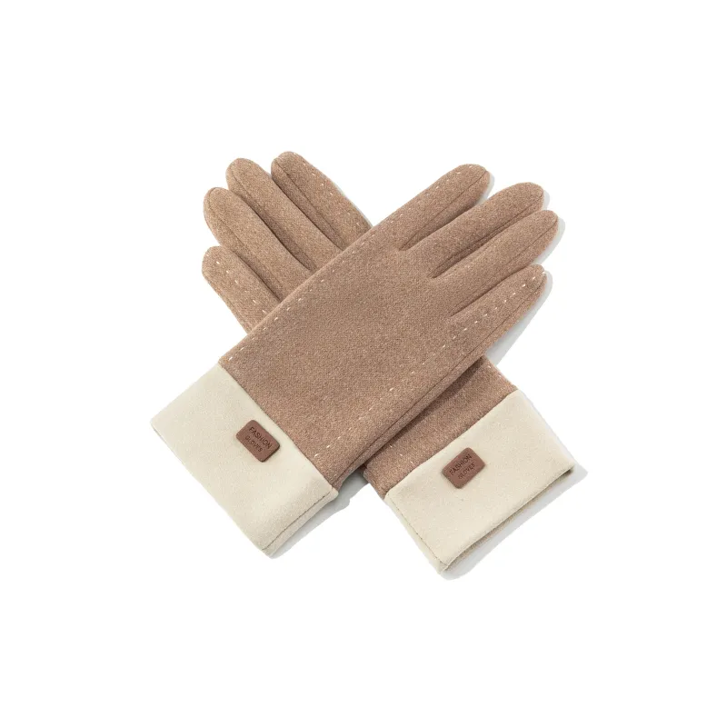 Shanghai Story Polyester Knit Gloves Women's 4 Colors-12