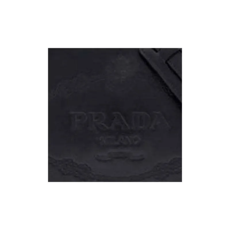 PRADA Leather Camera Bag, Shoulder Bag, Crossbody Bag Women's Black-5
