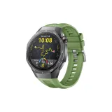 GT5PRO 46 Same Style Silicone-Spruce Green-Silver-Tone Buckle